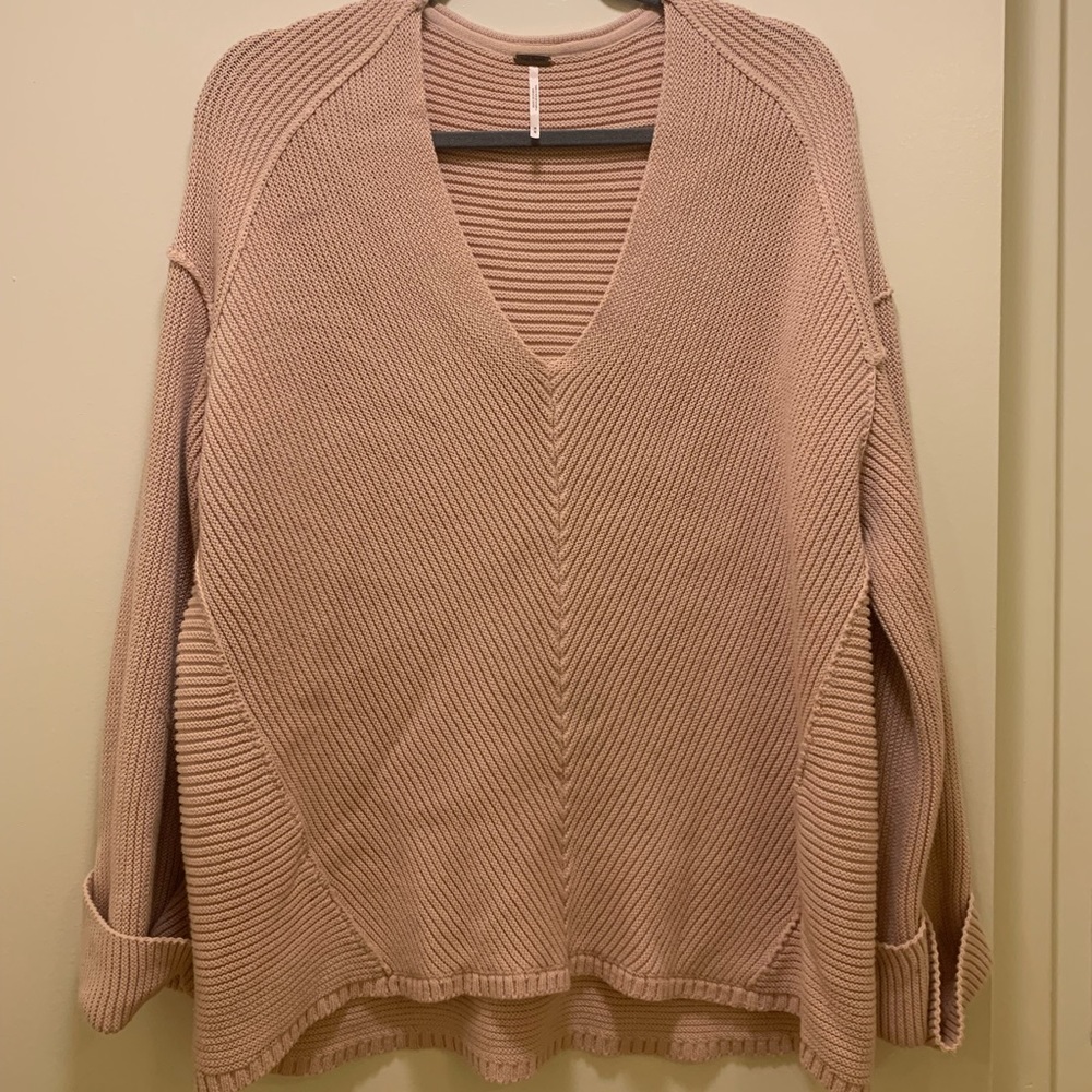 Free People Oversized Knit Sweater